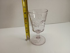 Dalzell, Gilmore Leighton Strawberry & Currant Three Fruits Goblet EAPG 1885.