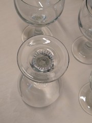 Vintage Mikasa Crystal Wine Glasses The Ritz Pattern Set Of 4 Stemmed Goblets 6″