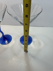 Set of 2 Courbe by LIBBEY GLASS COMPANY Martini Glasses