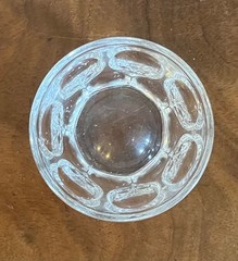 Antique Mid 19th c American Classical Ashburton Flint Glass Whiskey Tumbler 1850