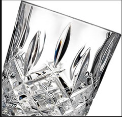 Marquis by Waterford Markham Crystal Double Old Fashioned Glass Signed