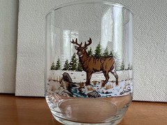 Complete Set 8 Different Libbey Sunoco North American Wildlife Drinking Glasses