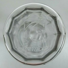 Vintage Gemco Straw Comb Holder Glass Jar Barbershop Soda Pop MCM Retro Bar