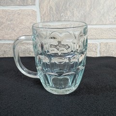 Vintage Cheers Boston Dimpled Glass Beer Mug Stein Libbey Barware Collectible