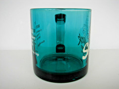 VTG 1997 Shamrock Restaurant Thurmont MD Green Drinking Glass IRISH CREAM RECIPE