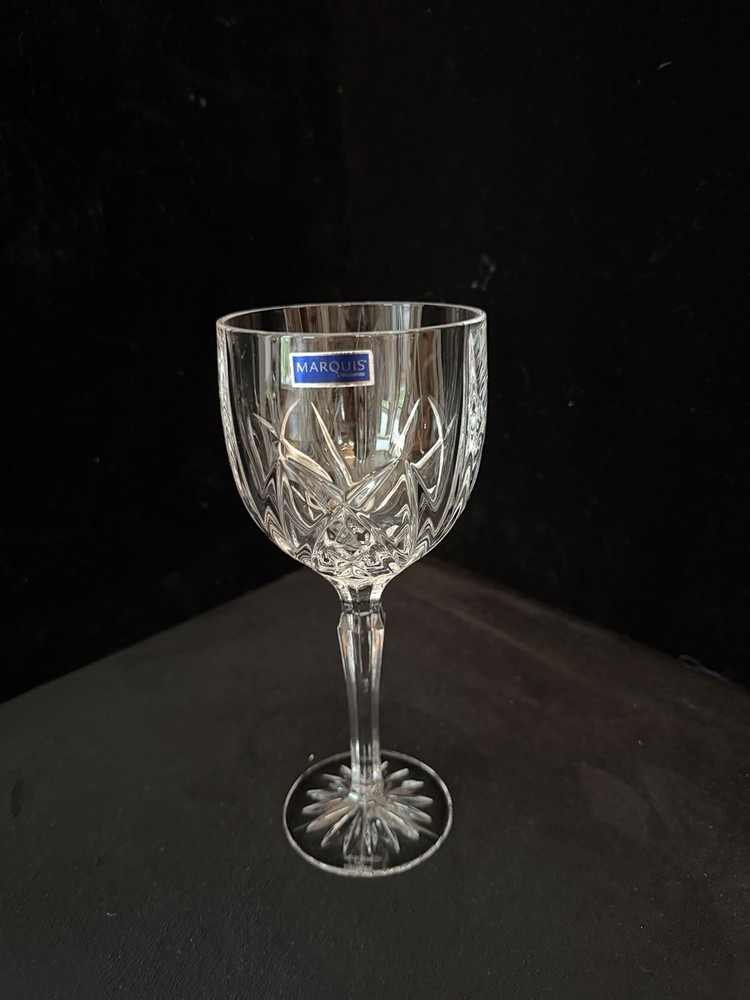 4 Each Waterford Marquis Brookside Crystal Replacement Water Or Wine Glasses