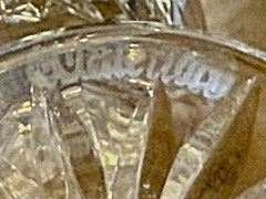 6 WATERFORD Lismore Crystal Cordial Liqueur Glasses 1990s WEDDING GIFT New NIB