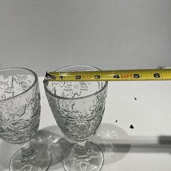 Lot Of 2 PRINCESS HOUSE FANTASIA CLEAR WATER GOBLET 6 7/8″ #519 (2 goblets)