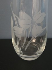 Crystal Clear Industries Crystal Floral 16 oz Glasses Made In Turkey Replacement