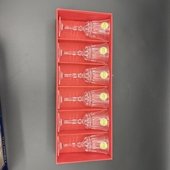 Cristal d Arques Villeneuve Liqueur Glasses Set of 6 NIB France Lead Crystal