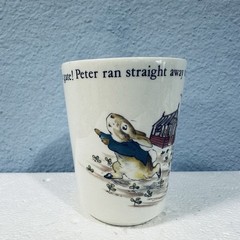 VINTAGE WEDGWOOD PETER RABBIT TUMBLER DRINKING GLASS