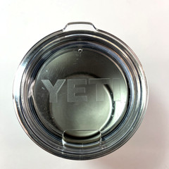 Yeti Rambler Stainless Steel Low Ball Tumbler & Lid Gently Used
