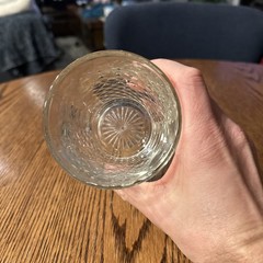 Libbey Old Fashioned Rocks Whiskey Glasses Clear Cut Crystal Diamond Set of 3