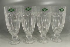 Shannon Godinger OLYMPIA Iced Tea Goblet (s) LOT OF 4 Lead Crystal 24% Glass