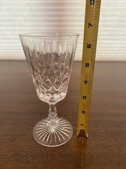 SET (11) VTG BEAUTIFUL Stuart Crystal GLENDEVON Wine Glasses 6.5″H SIGNED