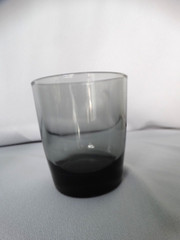 Crisa Smoked Glass 3 5/8th» Weighted Old Fashioned(s) 9.6oz Very Good Used Cond.