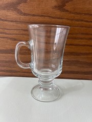 Libbey Glass Footed Irish Coffee Mug 8.5 OZ