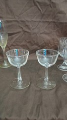 Lot of Various Stemware Sets Glass/Crystal Wine Champagne Drinking Glasses 24 Pc