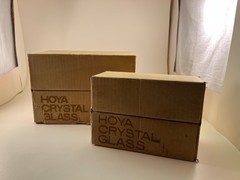 HOYA crystal vintage whiskey glasses