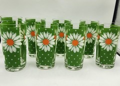 Pasinski Mid-Century Signed Daisy Collins Glasses (Set of 8) – RARE
