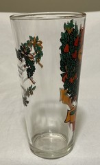 Indiana Glass Twelve Days Of Christmas Glass Tumbler 16oz DAY 10 VINTAGE EUC