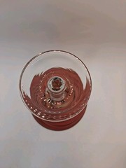 Vintage Pier 1 Imports Hand Blown Martini Glass Multicolor Art Glass Barware