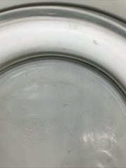 Libbey Silver Leaf Frosted Low Ball Glasses Lot of 6 Vintage