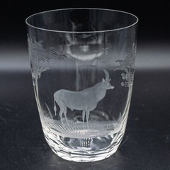Queen Lace Crystal «Kenyan African» Sable Old Fashioned Tumbler – 3 3/4″ #E