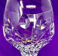 Set Of 8 Mikasa Buckingham Water Goblet/Wine Glasses 7″ Tall Rare Discontinued P