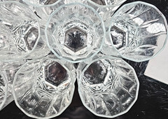 10 Luminarc Brighton Cooler Set Vintage Cristal D’Arques Elegant Cut Tumbler Lot