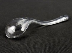 Fostoria Raleigh Crystal Clear Mayonnaise Bowl w/ Under Plate and Ladle-3 pcs.