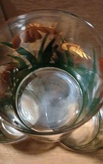 Glass Set – 5 Vintage Culver Cinnabar Crimson, Green 22 KT Iris Lowball 12 Oz