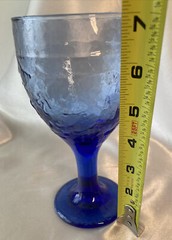 Libbey Blue Footed Pedestal Water Wine Drinking Glasses/Goblets – Lot Of Two