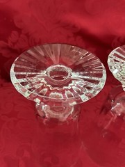 NIB FLAWLESS Glass BACCARAT France Two MILLE NUITS Crystal WINE COCKTAIL GOBLETS