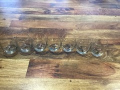 7 Vintage 1960s Ned Smiths Waterfowl Roly Poly Glasses