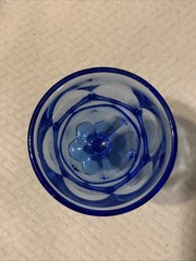 Fostoria ARGUS Blue Goblet (HFM)