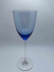 Lenox Blown Assorted Color Gems Stemmed Wine Glasses 10oz Green Blue S/6 B93