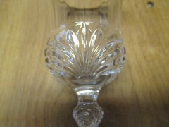 Royal Crystal Rock Italy AUREA GOLD Wine Glass 7 3/8″ Ribbed Clear 9 available