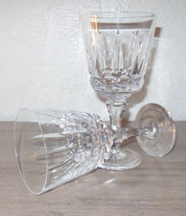 Atlantis Crystal LISBON Water Goblet(s) EXCELLENT Height 6 3/4″ Set 2