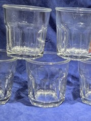 Vintage Anchor Hocking New Orleans 10oz Paneled Rocks Glasses (Set of 5)