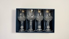 Cristal d’Arques Longchamp Crystal Wine Glasses Set of 4, 11.75 oz, Clear