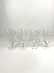 Fostoria Chintz 6” Footed iced Tea Goblets – Set of 6