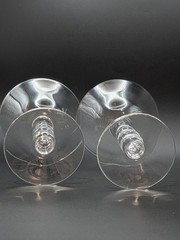 2 Vtg Imperial Glass Candlewick Stem Martini Champagne Wine Sherbet 4Oz Glasses