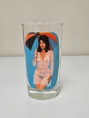 Striptease Highball Glasses w/ Original Box Vintage Adult Spencer’s Gifts