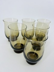 6pcs Libbey 14 Ounces Tawney Tulip Glass 5 1/4” Glasses Tumblers