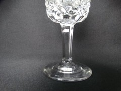 Waterford Crystal Alana 4 3/8th Port Wine Stem Cut Crosshatch Excel. Used Cond.