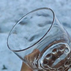 Timo Sarpaneva Iittala whiskey, cocktail & shot glass «String of Pearls» 1960s