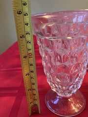 Vintage Crystal Wine Goblets Glasses Stemware SET of 8 pieces