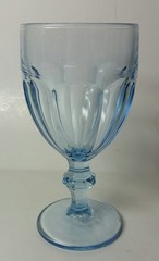 LIBBEY «GIBRALTAR» MISTY BLUE 6 3/4″ WATER GOBLET – EXCELLENT
