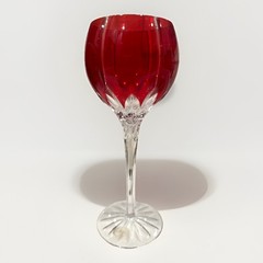 AJKA Castille Albinka Hock Wine 8.25″ RARE RUBY COLOR NEW ‘OTHER’ With Label